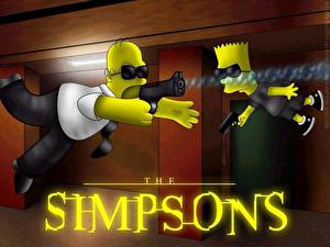 Bakgrundsbilder på skrivbordet Simpsons tecknad