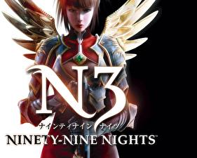 Bureaubladachtergronden Ninety-Nine Nights computerspel