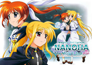 Hintergrundbilder Magical Girl Lyrical Nanoha Mädchens