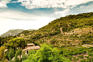 Bureaubladachtergronden Berg Majorca Spanje Natuur