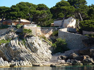 Bureaubladachtergronden Huizen Spanje Majorca Steden
