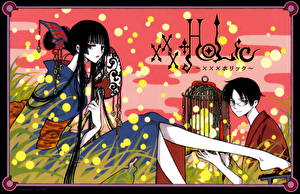 Bakgrundsbilder på skrivbordet XxxHOLiC Kille Anime Unga_kvinnor