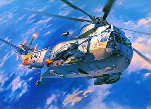 Fonds d'écran Hélicoptère SH - 3H SEAKING