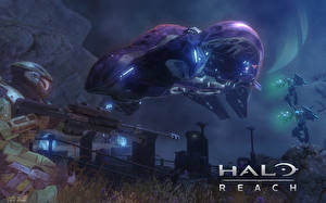 Bakgrundsbilder på skrivbordet Halo dataspel