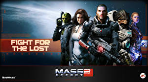 Fondos de escritorio Mass Effect Mass Effect 2 videojuego Chicas