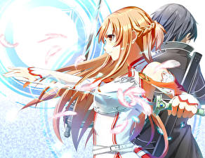Bakgrundsbilder på skrivbordet Sword Art Online 2012 Anime Unga_kvinnor