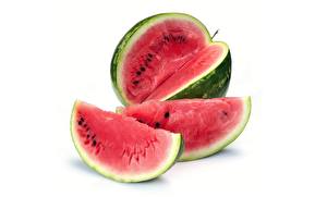 Photo Fruit Watermelons Piece Food