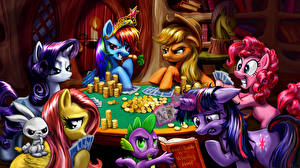 Bakgrundsbilder på skrivbordet My Little Pony: Vänskap är magisk