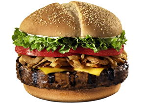 Bureaubladachtergronden Hamburger Fastfood