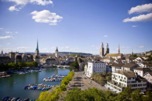 Hintergrundbilder Schweiz Zürich Städte