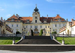 Papel de Parede Desktop Castelo República Checa Valtice  Cidades