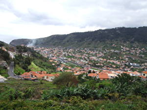 Hintergrundbilder Kleine Städte Portugal Madeira Städte