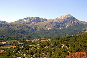 Fondos de escritorio Montañas Mallorca España Naturaleza