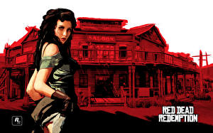 Bakgrundsbilder på skrivbordet Red Dead Redemption dataspel Unga_kvinnor