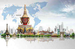 Fonds d'écran Thaïlande  Villes