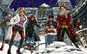 Hintergrundbilder Fairy Tail Jugendlich Anime Mädchens