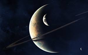 Hintergrundbilder Planeten Planetenring