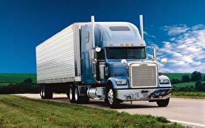 Hintergrundbilder Freightliner Trucks Lastkraftwagen Autos