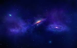 Papel de Parede Desktop Nebulosa no espaço Galáxia Estrela Espaço