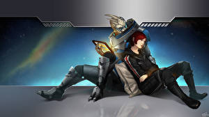 Bakgrundsbilder på skrivbordet Mass Effect dataspel Unga_kvinnor