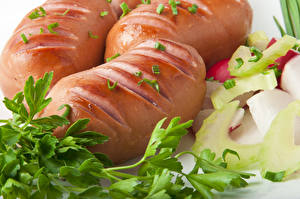 Fotos Fleischwaren Wiener Würstchen Lebensmittel