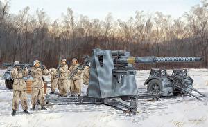 Bakgrunnsbilder Kanoner Soldat Militærvesen