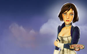 Bakgrundsbilder på skrivbordet BioShock BioShock Infinite Elizabeth Unga_kvinnor