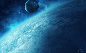 Desktop hintergrundbilder Oberfläche des Planeten Kosmos