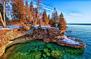 Tapety na pulpit Parki Kanada Park Narodowy Jasper Maligne Lake Natura