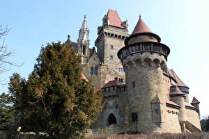 Papel de Parede Desktop Castelo Áustria Burg Kreuzenstein Cidades