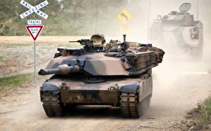 Papel de Parede Desktop Carro de combate M1 Abrams Americana militar