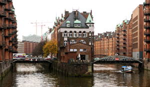 Bureaubladachtergronden Duitsland Hamburg Steden