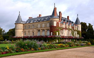 Bakgrunnsbilder Borg Frankrike Chateau de Rambouillet  Byer