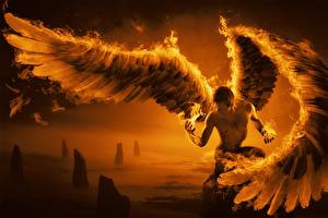 Hintergrundbilder Engel Flügel Fantasy