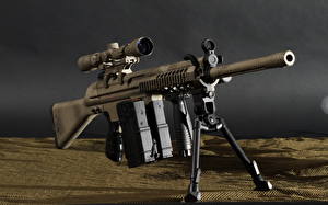 Fondos de escritorio Fusil Fusil de francotirador Mira telescópica HK51