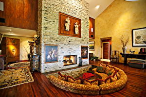 Photo Interior Fireplace