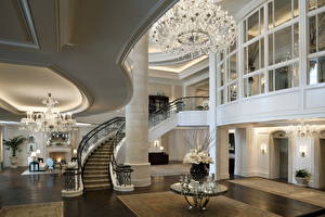 Images Interior Staircase Luxury Chandelier