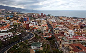 Bakgrunnsbilder Spania Kanariøyene  byen