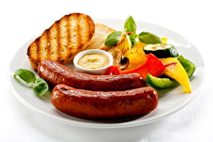 Bilder Fleischwaren Frankfurter Würstel Lebensmittel