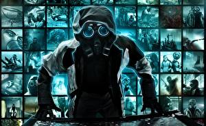 Pictures Superheroes Romantically Apocalyptic Gas mask Fantasy