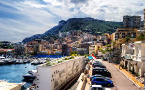 Bureaubladachtergronden Monaco  een stad