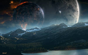 Fotos Planet 3D-Grafik Kosmos