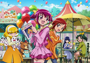 Tapety na pulpit Fresh Pretty Cure! Anime Dziewczyny