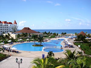 Bakgrunnsbilder Resort Svømmebasseng Jamaica en by