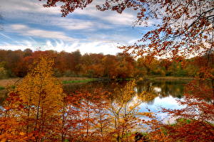 Hintergrundbilder Jahreszeiten Herbst Flusse Natur