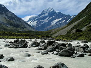 Bakgrunnsbilder Fjell New Zealand  Natur