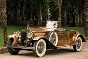 桌面壁纸，，劳斯莱斯，Rolls-Royce Phantom Brewster Open Tourer 1930，汽车