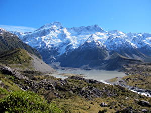 Bakgrunnsbilder Parker Fjell New Zealand  Natur