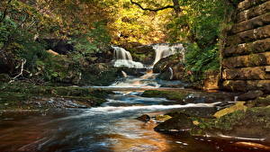 Hintergrundbilder Wasserfall Bach Natur
