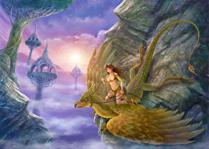 Hintergrundbilder Elfe Fantasy Mädchens